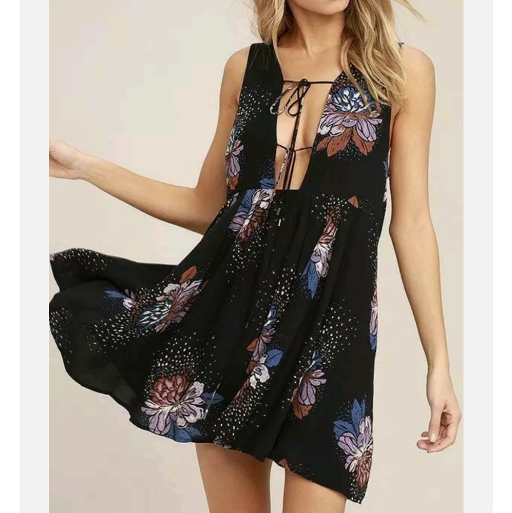 Free People | Lovely Day Printed Tunic Dress XS